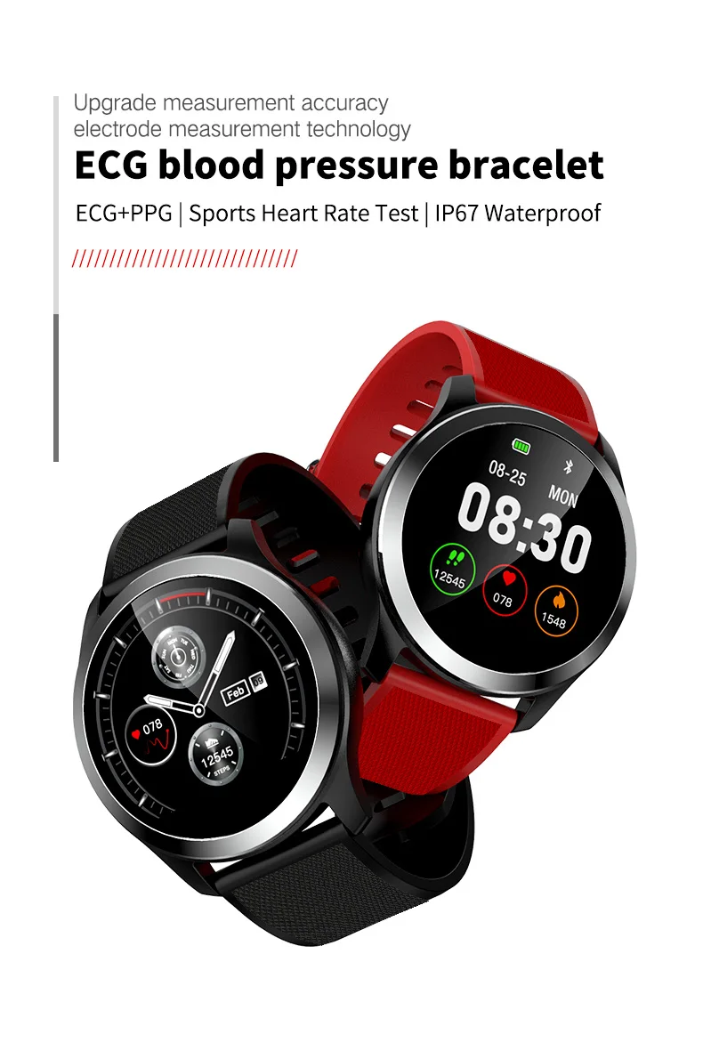 Torntisc Z03 Смарт-часы мужские ECG PPG пульсометр кровяное давление поделиться данными в реальном времени с семьями Smartwatch водонепроницаемый IP68