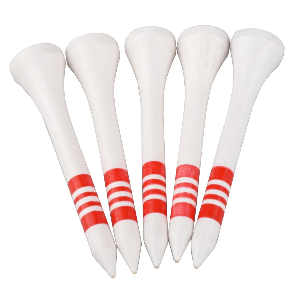 25 шт./упак. профессиональные тройники для гольфа 53 мм деревянные Тройники гольфа|