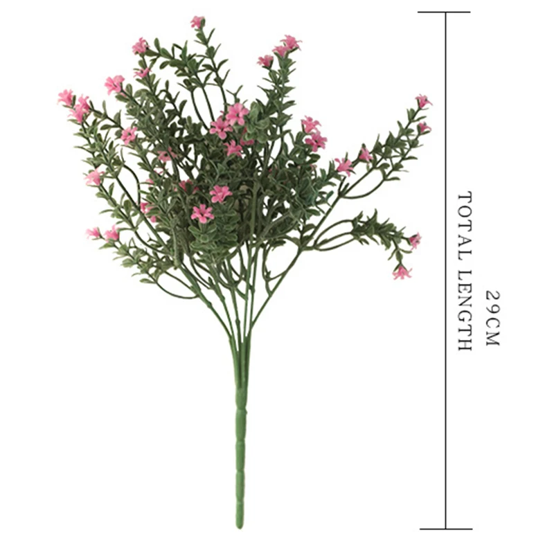 

Artificial Flower Plastic Fake Plant Wedding Home Garden Decoration Bridal Bouquet Photography Props Household Products