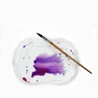 Лоток для краски, 1 шт., в форме пальмового листа