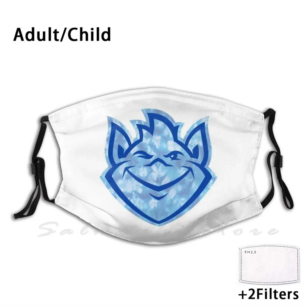 

Mask Blue Tie Dye Saint Louis Billiken Saint Louis Saint Louis University Billikens Billiken
