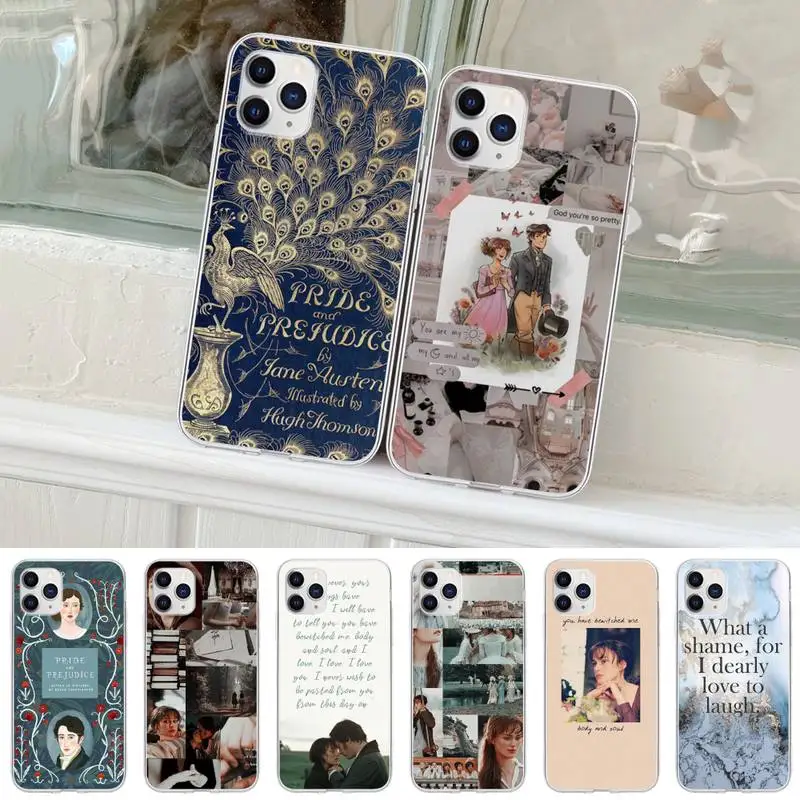 

Pride And Prejudice Jane Austen Phone Case For Samsung A12 5G A71 4G A70 A52 A51 A40 A31 A21S A20 A50 A30 S Transparent Funda