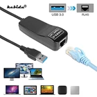 Kebidu внешняя сетевая карта LAN адаптер AX88179 для ПК ноутбука Win адаптер USB3.0 к гигабитному Ethernet RJ45 LAN (101001000) Мбитс