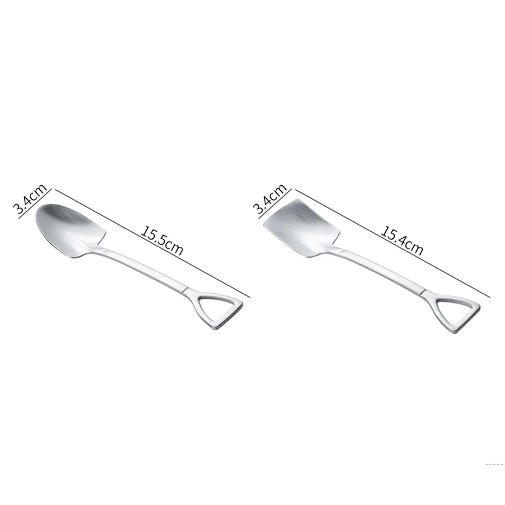 1 ПК креативный металлический Мороженое кофейная ложка-Лопатка форма в виде