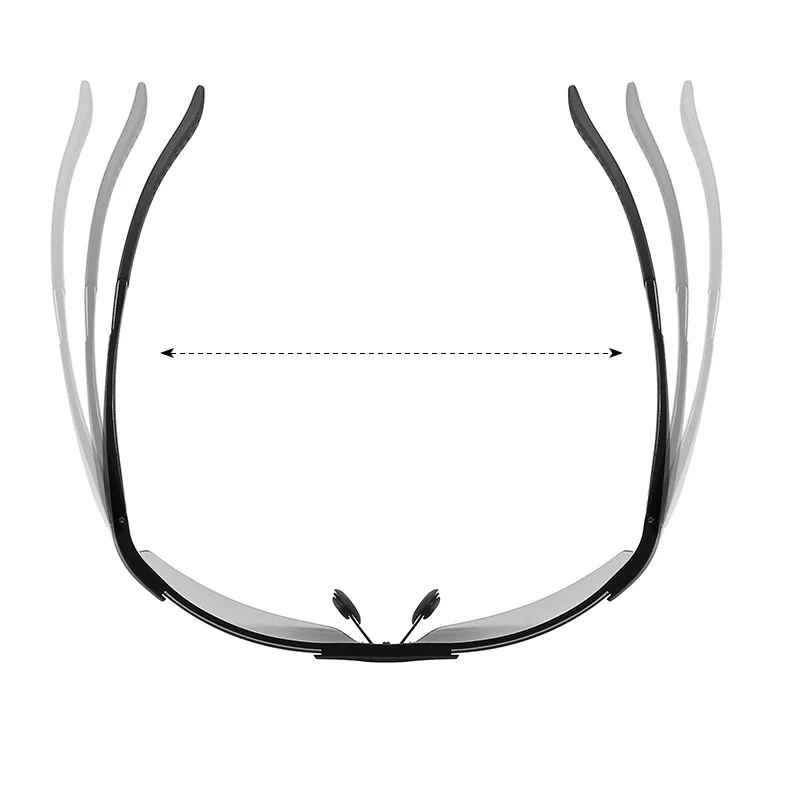 Солнцезащитные очки Vazrobe мужские фотохромные поляризационные с пружинными