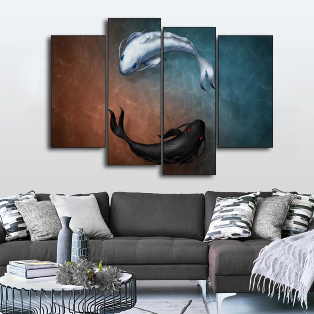 Фотообои Laeacoo Yin and Yang домашние декоративные настенные картины для гостиной