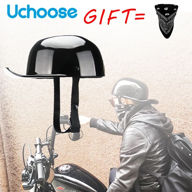 

Шлем с открытым лицом для взрослых, винтажный мотоциклетный ретро-шлем в гангстерском стиле, для езды на мотоцикле, велосипеде, аварии, прог...