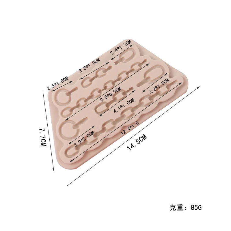 

Large Chain Shape Lace Fondant Silicone Mold for DIY Pastry Cupcake Dessert Lace Cake Decoration Kitchen Accessories Baking Tool