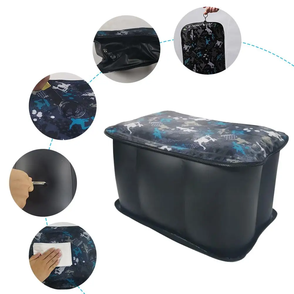 Портативный складной надувной стул автомобильный компьютерный стол удобное