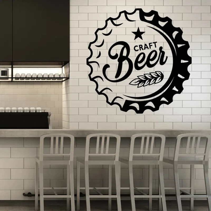 Питьевой спирт Бар Паб крафт пиво Настенная Наклейка Декор дома Художественный