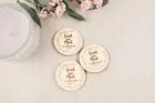 Деревянный свадебный сувенир-маленький свадебный сувенир магнит-сохранить дату приглашения-Свадебные магниты-Персонализированные Свадебные сувениры-Ru