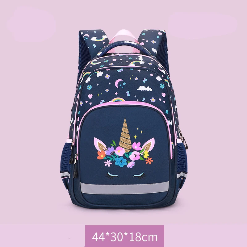 Primary Backpacks Girls School Anime Backpack Unicorn Dinosaur Shark School Bags for Boys Kids Bookbags Infantile Bags