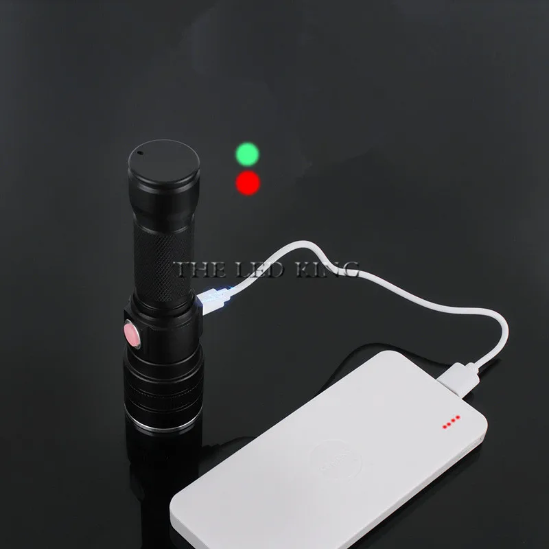 XLM-P50 мощный светодиодный фонарик XHP50 фонарь USB Перезаряжаемый водонепроницаемый
