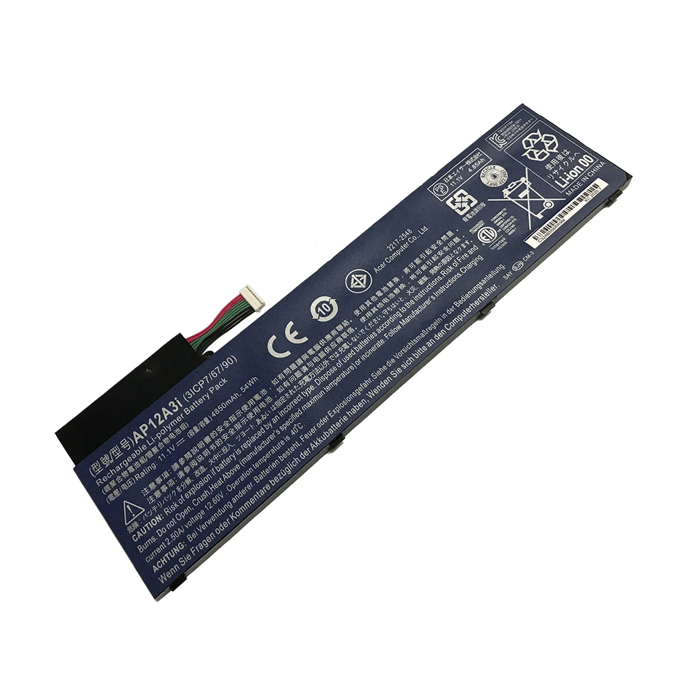 Оригинальный аккумулятор AP12A3i для ноутбука Acer Aspire W700 MA50 Tablet M3 M5 11 1 В 4850 Вт мАч |