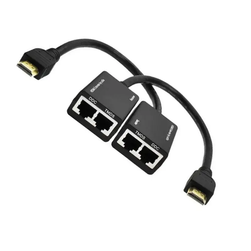 Удлинитель Kuulee HDMI для RJ45 CAT5e CAT6 UTP LAN 1080P | Электроника