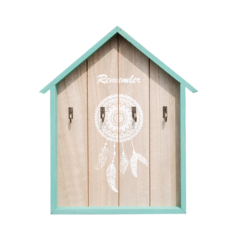 Настенный держатель деревянная вешалка для ключей органайзер крючки крепления