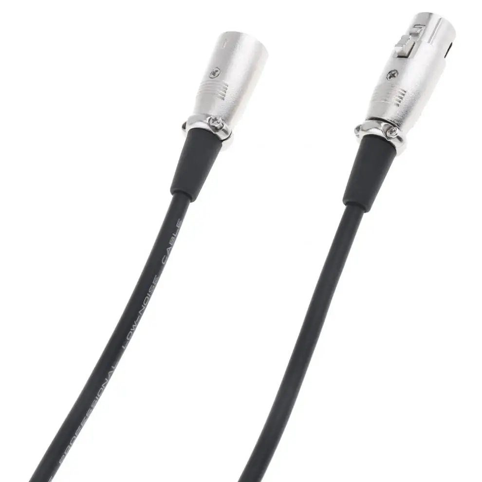 2 м 3 Pin XLR папа к женскому микрофонному удлинительному кабелю аудио удлинительные
