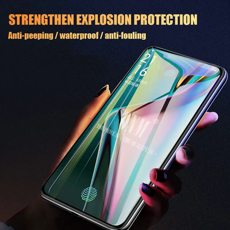 Анти шпионское закаленное стекло для Realme XT X2 Realme Q полное покрытие экрана протектор для Realme XT 730G конфиденциальность Закаленное стекло пленка