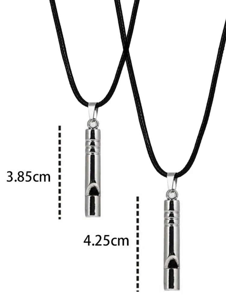 12 x Budget Super Loud METAL Whistle with Necklace Referee Sport OUTSIDE AU 