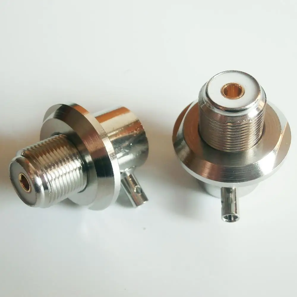 PL259 SO239 УВЧ уплотнительное кольцо переборочная панель прямоугольный 90 градусов 2