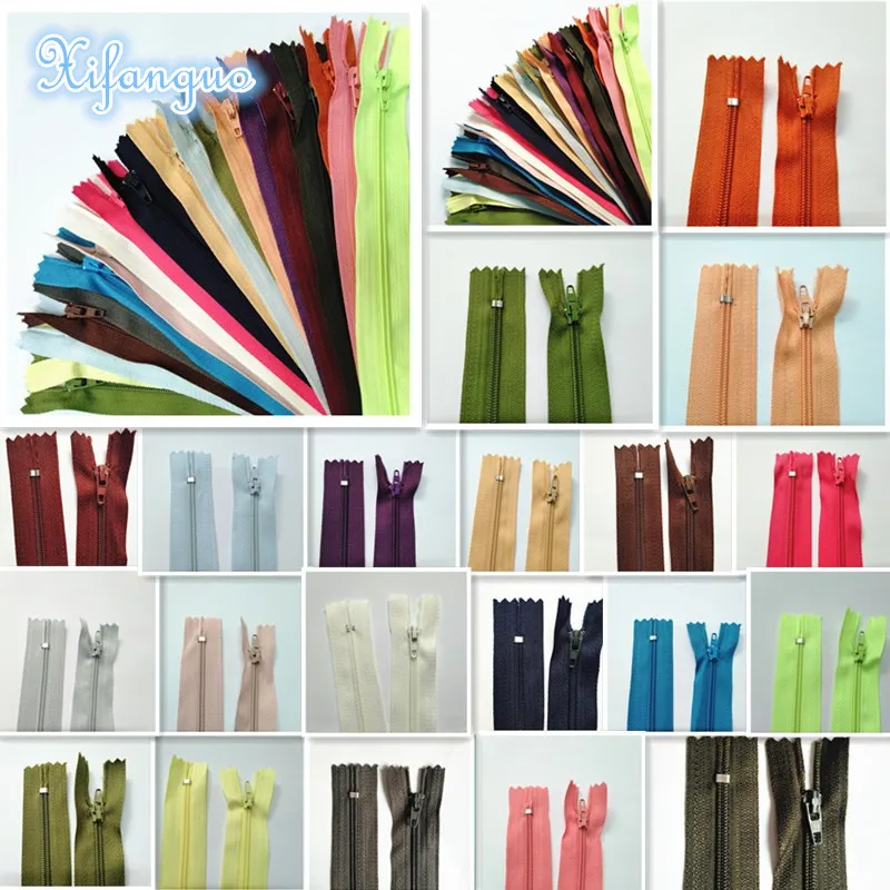 50 шт 3 # нейлоновая катушка молния Швейные поделки многоцветные на выбор (12 24