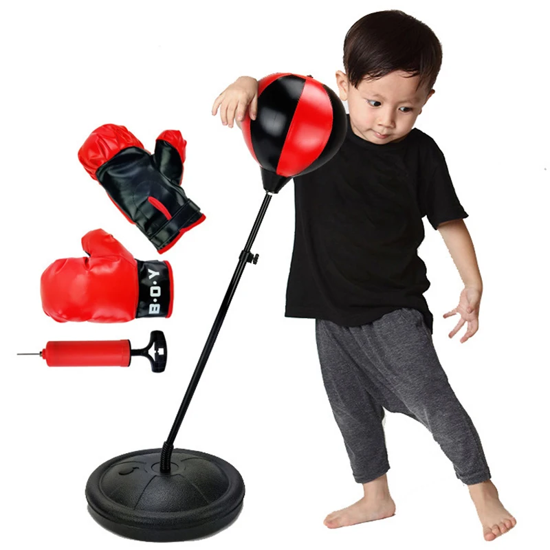 

Children's Vertical Boxing Ball Boxing Glove Set Combination Sports Toy Big Boxing Children's Toy Punch Training Fitness Sports