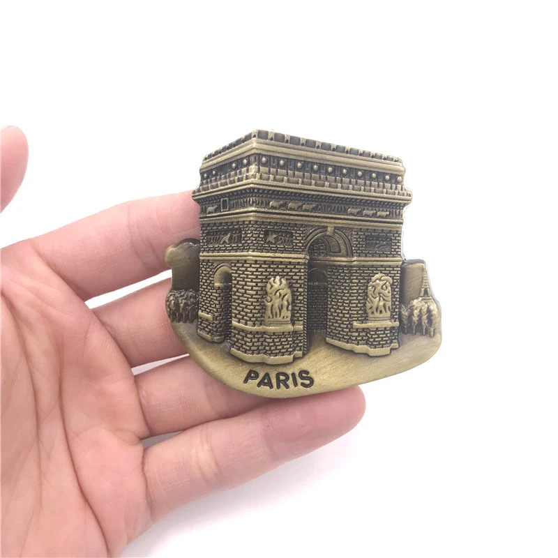 3d металлическая наклейка на холодильник знаменитый пейзаж со всего мира Италия Бельгия Индия Израиль Магнитный Магнит на холодильник сувенир