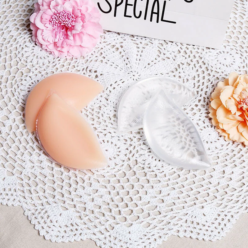 Воздухопроницаемый силиконовый бюстгальтер вставляемый увеличивающий грудь