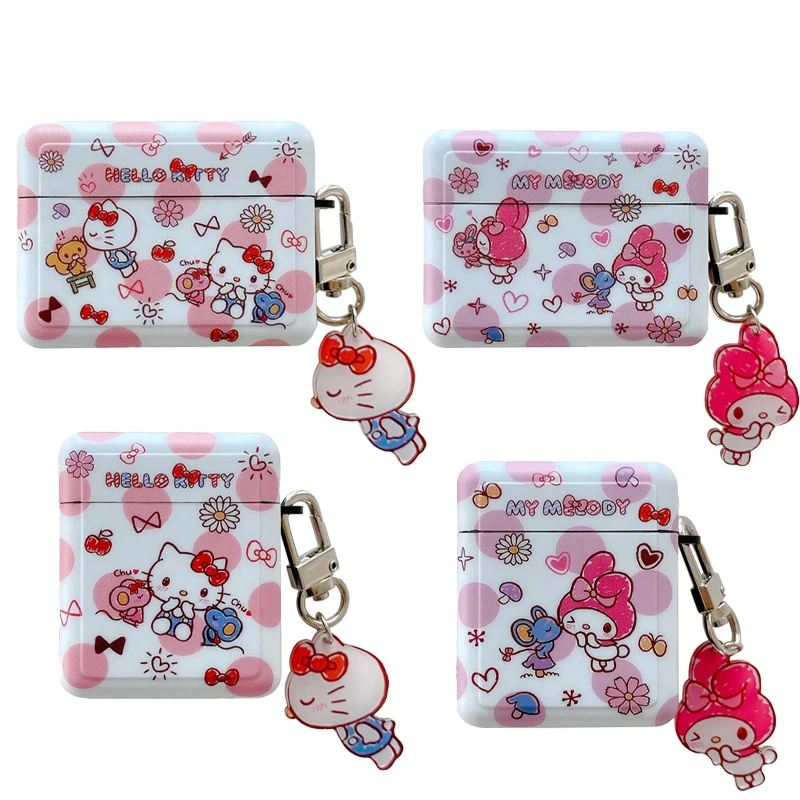 

Чехол kawaii Мультфильм Kitty Airpods 2/Pro, беспроводной Bluetooth Airpods, силиконовый 3D защитный чехол, чехол Hello Kitty Airpods, чехол