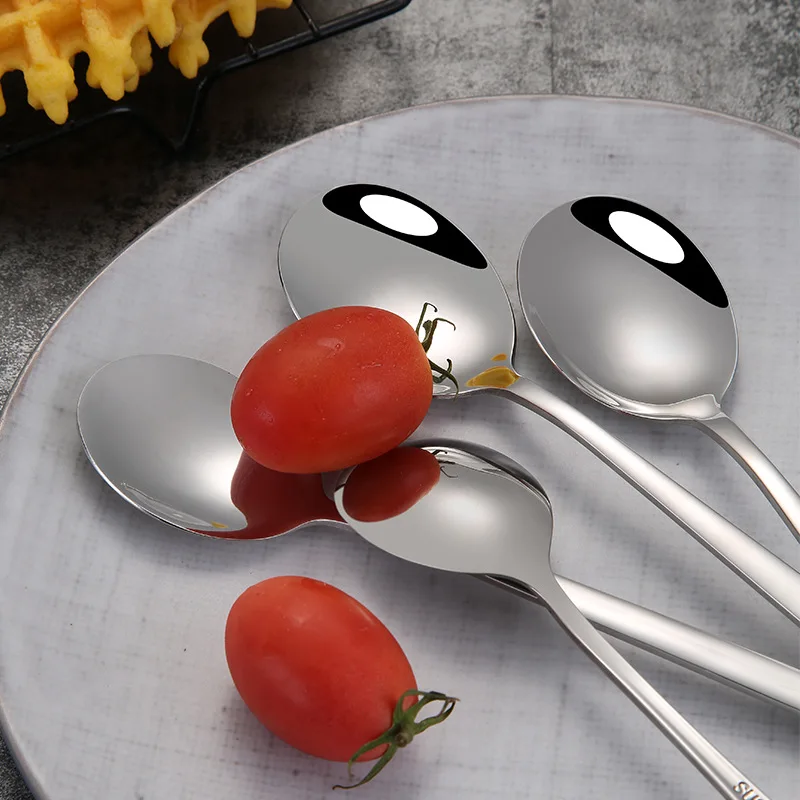 Столовая ложка из нержавеющей стали 304 с длинной ручкой | Дом и сад