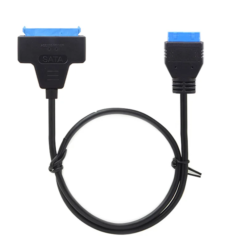 22Pin SATA 2 5 дюймов SSD HDD к USB 3 0 кабель 19Pin 20Pin материнская плата заголовок|Аксессуары