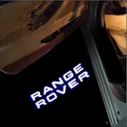 2 шт., Автомобильные светодиодные лампы для двери с логотипом, лазерный проектор для Land Rover Discovery 3 4 L319 Freelander 2 Range Rover L322, аксессуары для Evoque