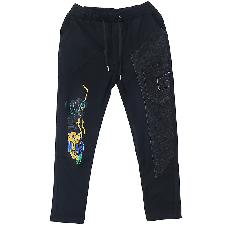 Max LuLu 2021 новые стильные китайские модные весенние Дамские Тонкие брюки с принтом