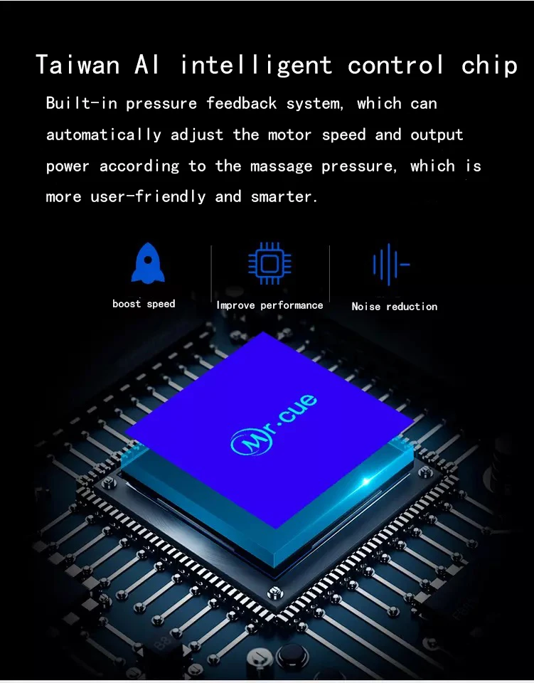 Массажный пистолет массаж мышц lcd 8 часов работы AI умный бесшумный Массажер