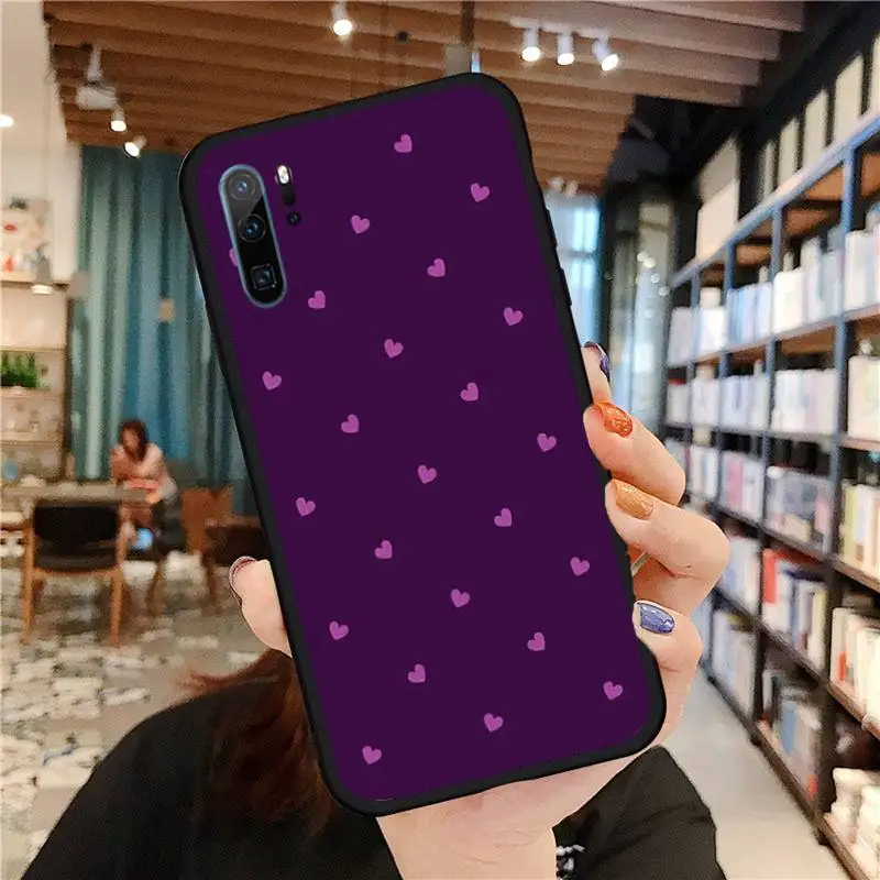 

Polka Dot Striped Heart Phone Case For Huawei P 40 30 20 lite pro smart 2019 honor 10 i lite 8x mate 20 pro nova 5t funda