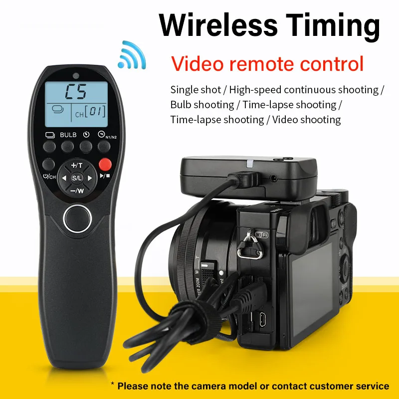 Беспроводной таймер спуска затвора дистанционное управление съемкой видео для