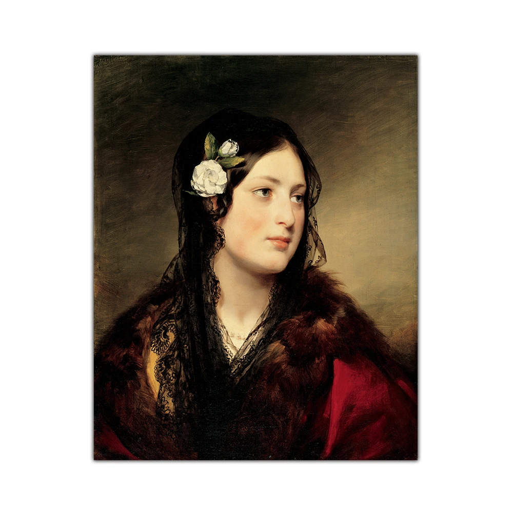 Citon Фридрих вон Амерлин 》 портрет Элиса кройзбера живопись на холсте масляная