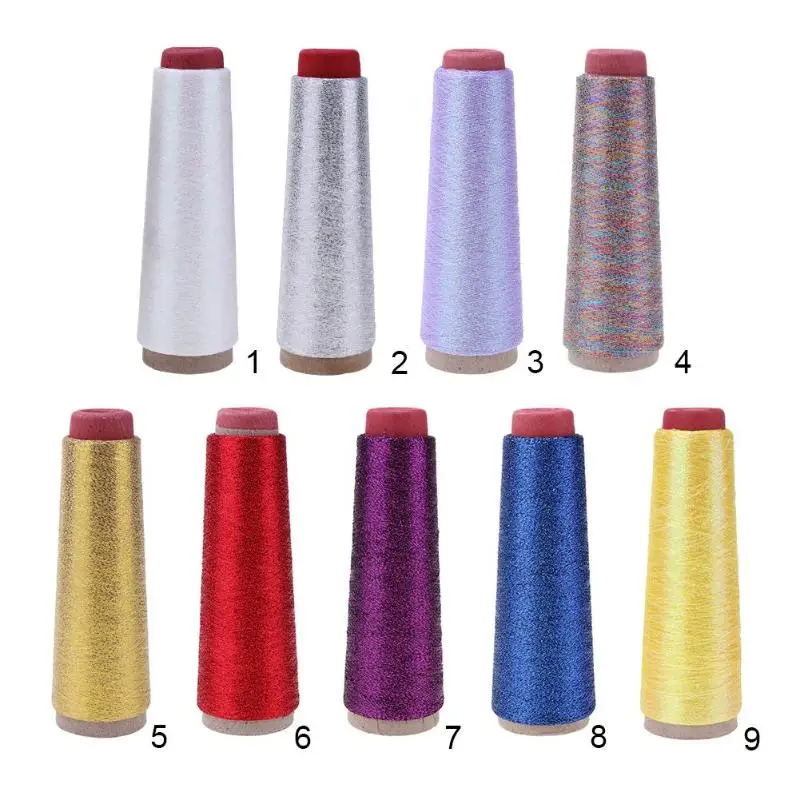 9 цветов швейная нить блестящая пряжа для вышивки крестиком тканые нитки