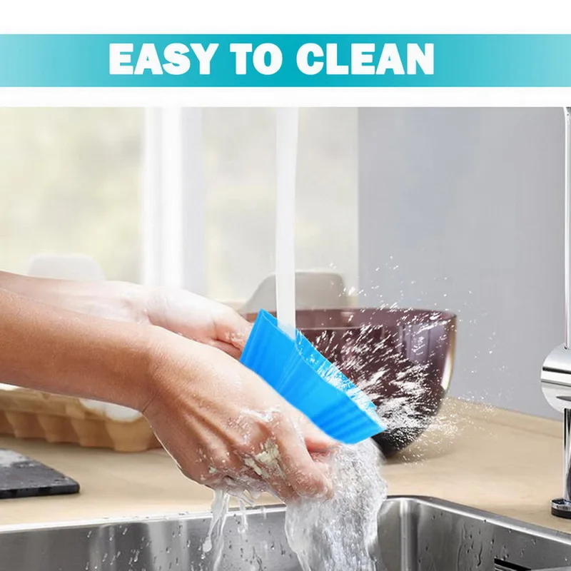 12 шт./компл. силиконовая форма для выпечки чашки вкладыш прессформа кекс Круглый