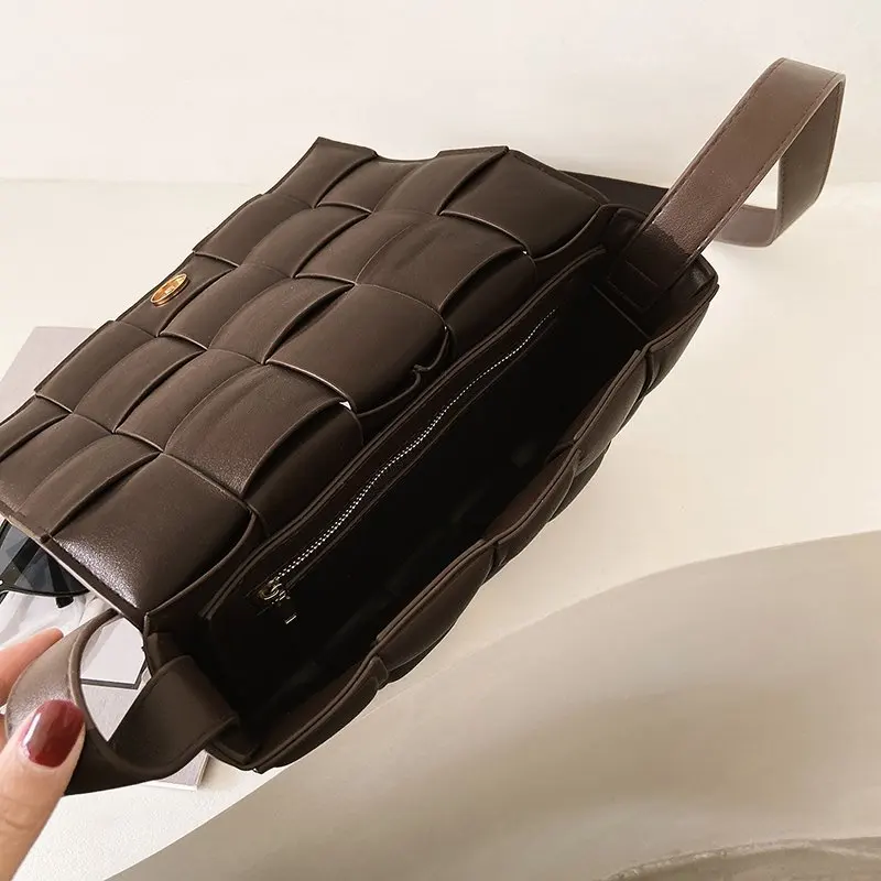 

Luxury Brand Women Cloud Bag Designer Weave PU Leather Shoulder Bag 2020 Spring and Summer New Fashion All-match Handbag Hot Sac