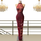 Женское вечернее платье знаменитости, длинное модельное платье с красной ковровой дорожкой, наряд для выпускного вечера, Дня Святого Валентина