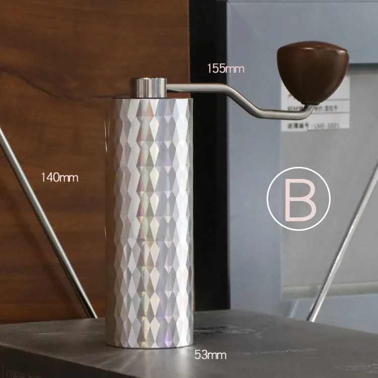 値段 ステンレス鋼手動コーヒーグラインダー機ハンドクランクポータブルコーヒーグラインダーバリekspresはkawyキッチンツールDG50MCG