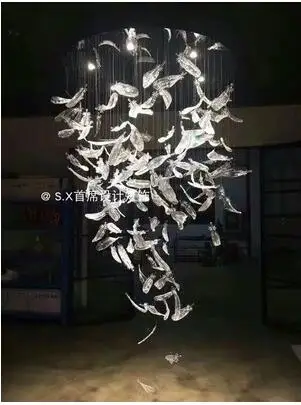 Постмодерническая люстра в скандинавском стиле простая современная лампа со