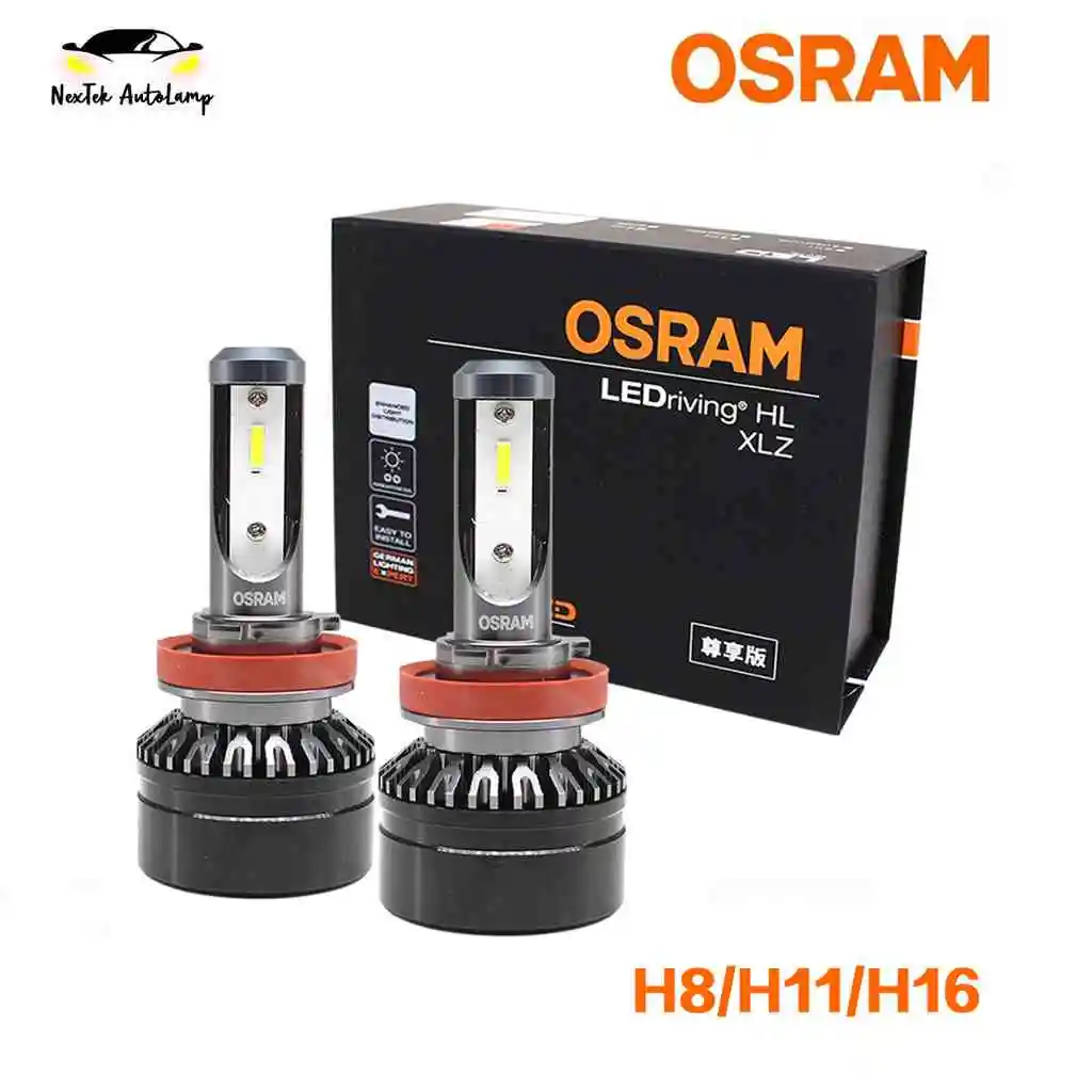 

OSRAM XLZ Premium Edition H8 H11 H16 12V 6000K Car Auto Headlight Quick Start Germany LEDrving