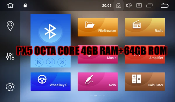 Ips Android 9,0 автомобильный DVD gps плеер для Ford Fiesta Focus C-max Galaxy Mondeo Transit Octa Core 4G ram 64G rom Радио BT Wifi DAB - Цвет: PX5 4GB 64GB