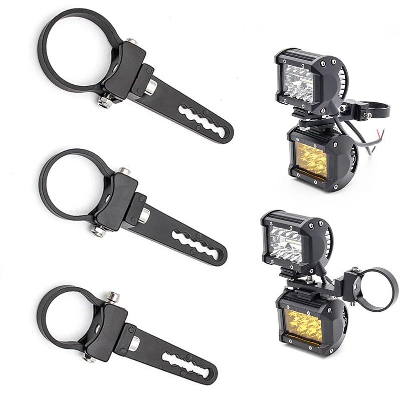 

Led Light Bar Bracket Mounting for 1.5'' 1.75'' 2'' Tube Off road Accessories Moto Headlight Mount Holder Clamp Hook