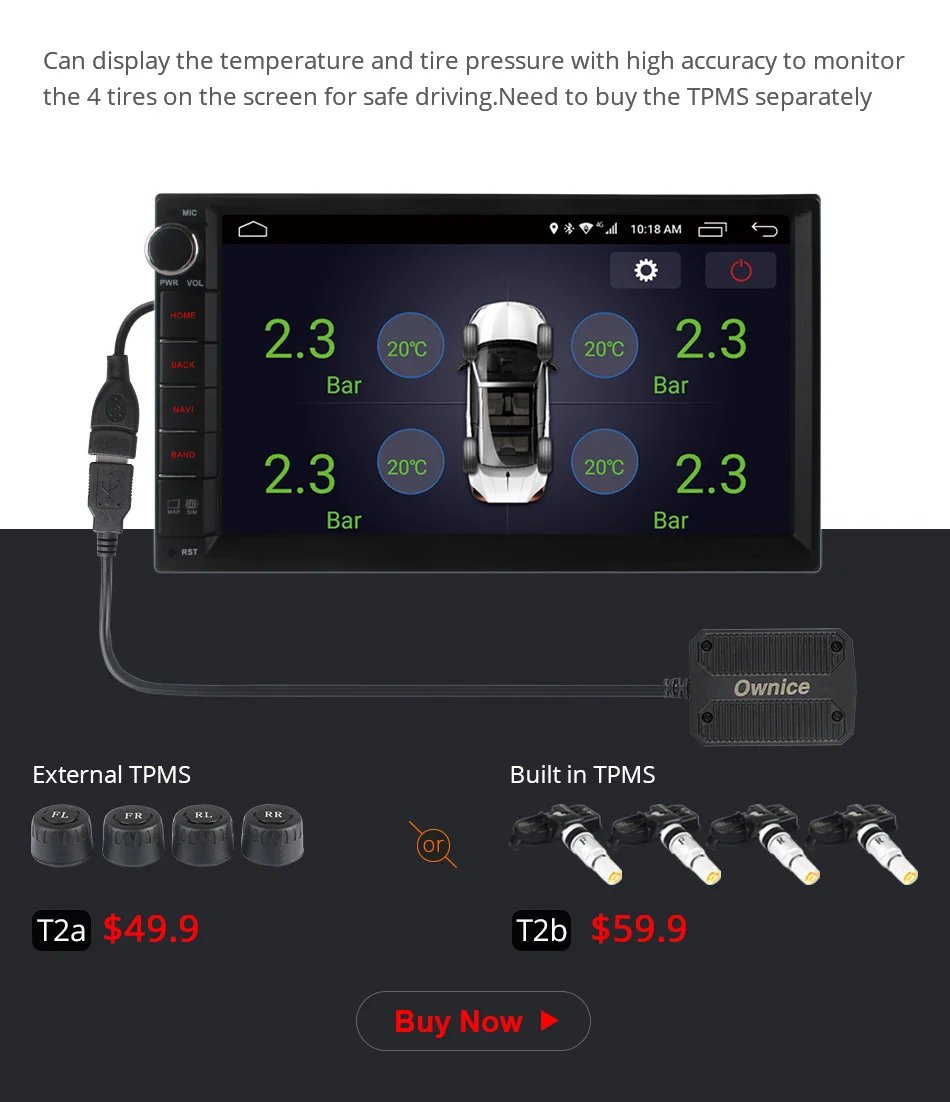 Ownice C500 Android 6,0 Octa Core 2 din универсальный для Nissan gps Navi BT Радио стерео аудио плеер(нет DVD) Строить-в 4G Moudule