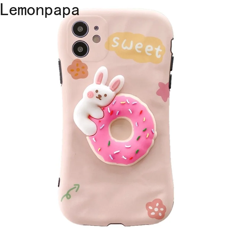 

Cartoon Pink Phone Case for IPhone 11 Pro Max Soft Silicone Phone Case for IPhone 7 8 Plus X Xr Xs Max Se 2020 cover Gift