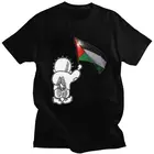 Handala Бесплатная Палестина символ футболки для мужчин, короткий рукав, хлопковые, палестинская Флаг футболки с короткими рукавами модная футболка, одежда для детей