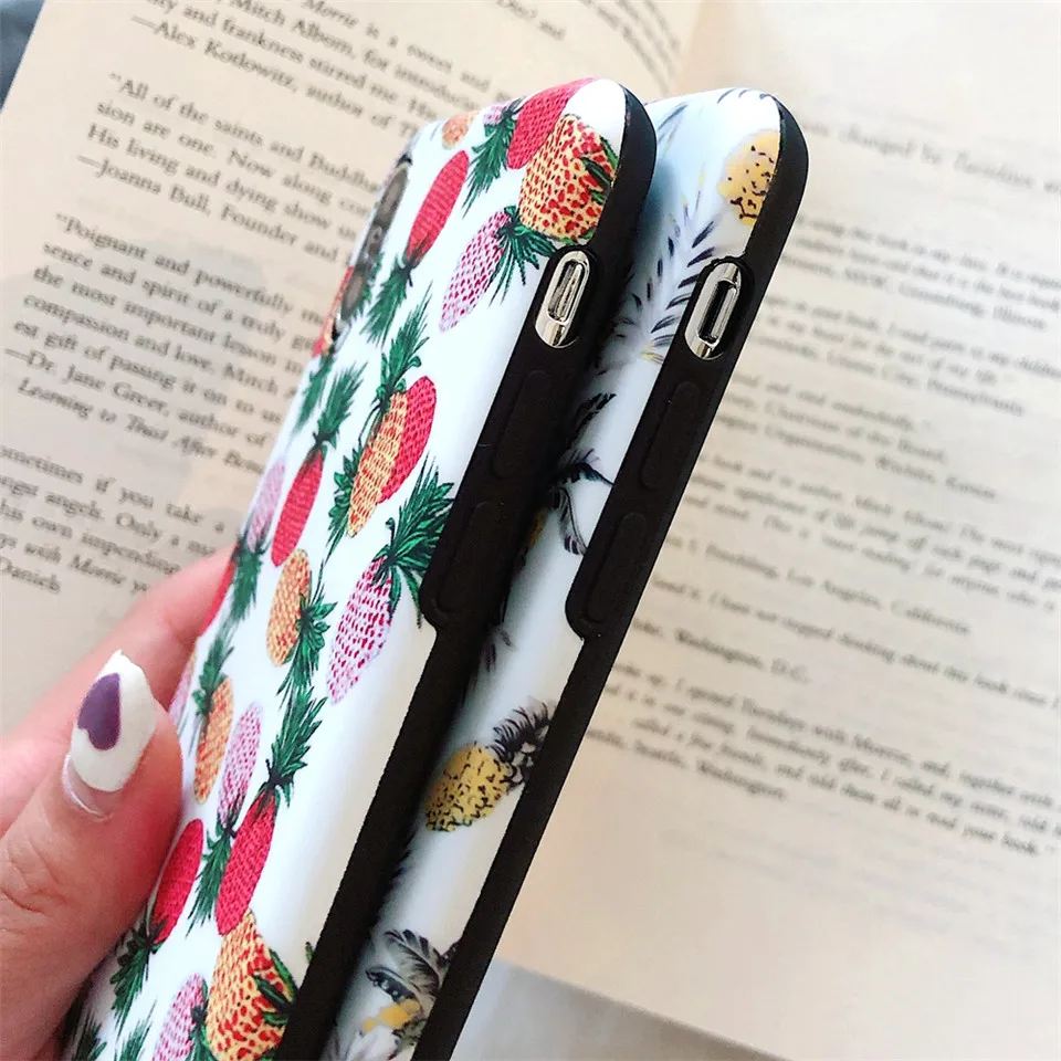 Beautiful girls Pineapple style phone cases For Apple iPhone X XS MAX 8 7 plus 6 6s Cover |